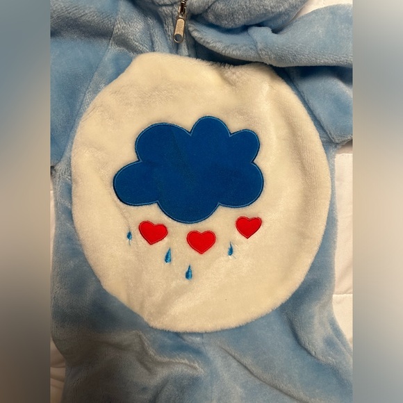 Vintage Grumpy Bear Care Bear Costume Toddler Halloween 2-4 years 2t 3t 4t - Picture 2 of 6